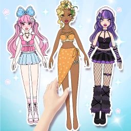 DIY Paper Doll Dress up 종이 인형 아이콘